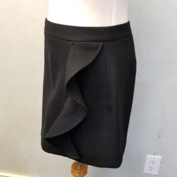 J.crew Wool side ruffle skirtsize 2P (91) - Picture 2 of 7